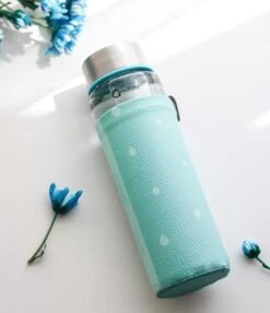 Duurzame Waterfles - Glas - Glazen Drinkfles - 550ml - Inclusief Sleeve - Mint Groen 15 Duurzame Waterfles - Glas - Glazen Drinkfles - 550ml - Inclusief Sleeve - Mint Groen -Drinkwater Apparaat Winkel 1037x1200 7