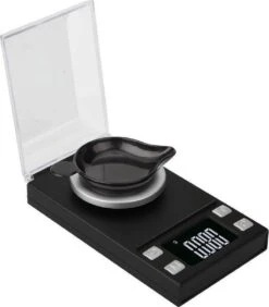 Trendfield Precisie Weegschaal - 0,001 Gr Nauwkeurig - Digitale Keukenweegschaal - Inclusief Batterijen - Zwart