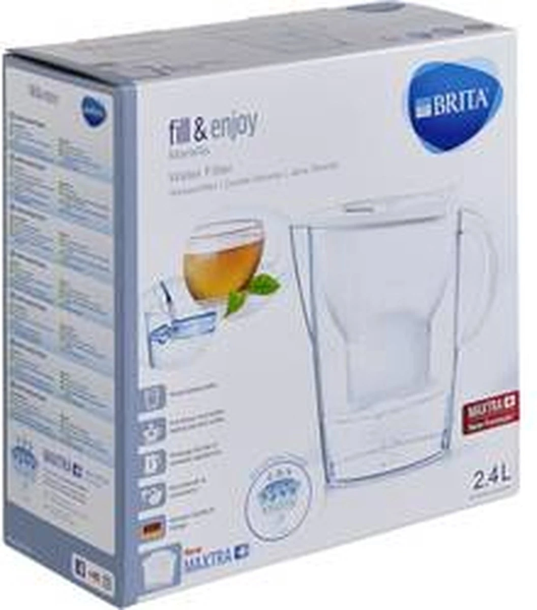 BRITA - Waterfilterkan Marella Cool - Wit - 2,4L 17 BRITA - Waterfilterkan Marella Cool - Wit - 2,4L - Afbeelding 17