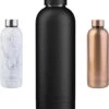 TIGR Minimalist - Drinkfles - Thermosfles - RVS - 500ml - Zwart - Black Edition