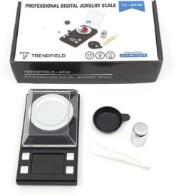 Trendfield Precisie Weegschaal - 0,001 Gr Nauwkeurig - Digitale Keukenweegschaal - Inclusief Batterijen - Zwart -Drinkwater Apparaat Winkel 1078x1200 2