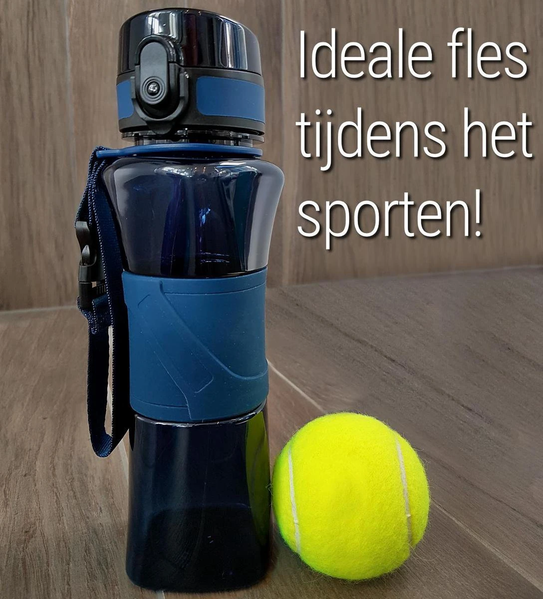 Drinkfles Herbruikbare Waterfles | 500 Ml Donker Blauw | Vaatwasserbestendig Drinkbus Bidon | King Mungo KMDF004 8 Drinkfles Herbruikbare Waterfles | 500 Ml Donker Blauw | Vaatwasserbestendig Drinkbus Bidon | King Mungo KMDF004 - Afbeelding 8