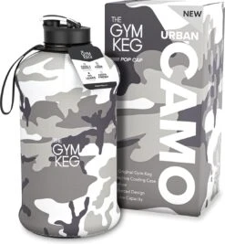 THE GYM KEG 2.2L Gym Waterfles Met Tas En Handvat Herbruikbare Sport Waterfles Fitness Workout Yoga Ecologische BPA-vrij