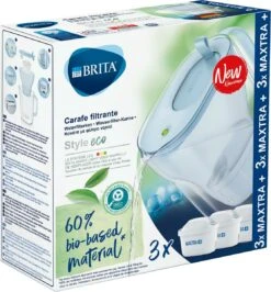 BRITA Waterfilterbundel Style Eco Cool Powder Blue + 3 MAXTRA+ Filterpatronen 12 BRITA Waterfilterbundel Style Eco Cool Powder Blue + 3 MAXTRA+ Filterpatronen -Drinkwater Apparaat Winkel 1114x1200