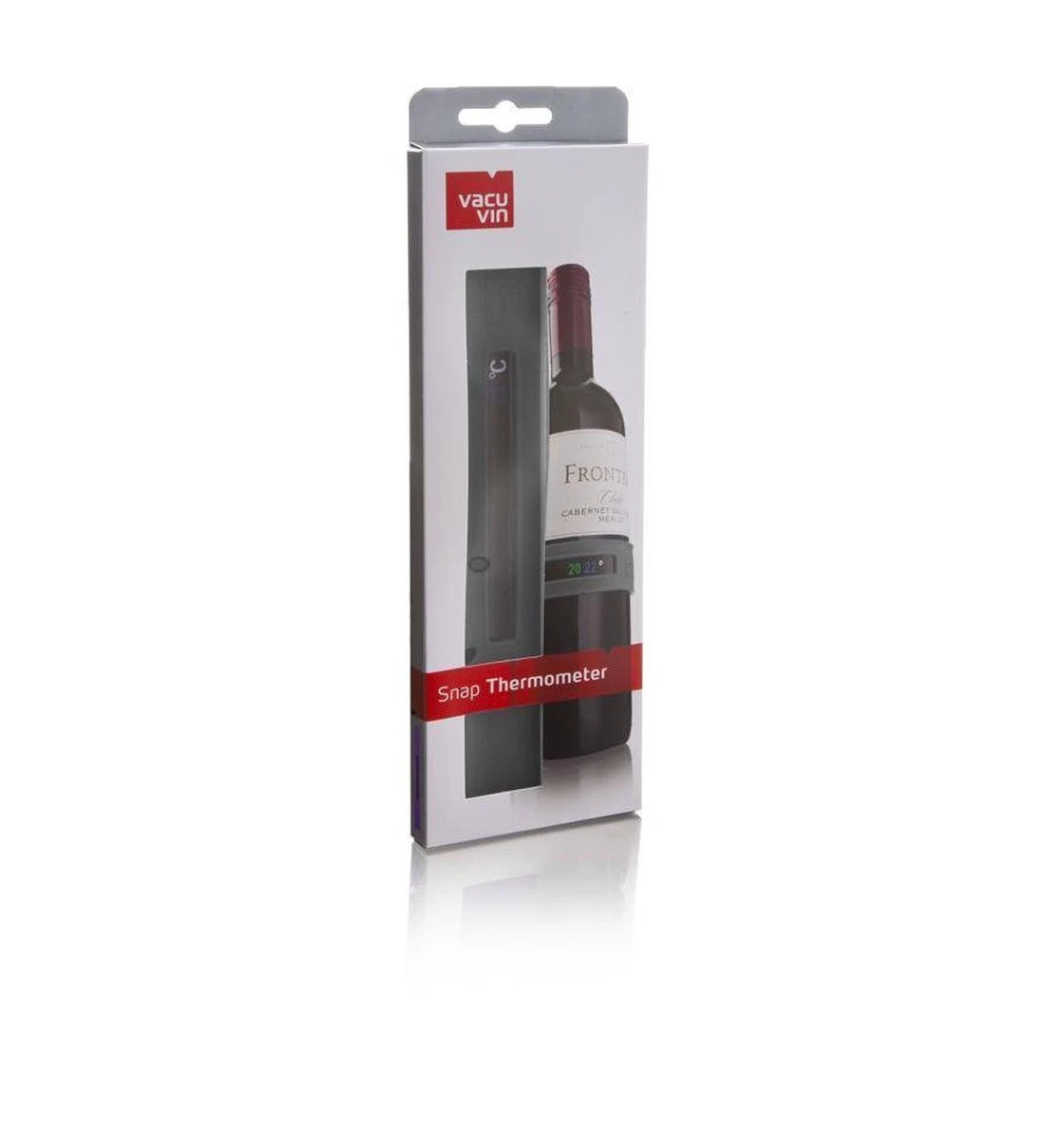 Wijnthermometer - Snap - Grijs - Vacuvin 3 Wijnthermometer - Snap - Grijs - Vacuvin - Afbeelding 3