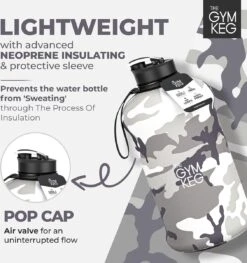 THE GYM KEG 2.2L Gym Waterfles Met Tas En Handvat Herbruikbare Sport Waterfles Fitness Workout Yoga Ecologische BPA-vrij -Drinkwater Apparaat Winkel 1129x1200 2