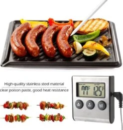 2-in-1 Magnetische Digitale Kern Thermometer Met Keuken Timer Alarm -0-250 Graden Celcius - Magnetische Vloeistof/Vlees Temperatuurmeter Met Meetsonde Draad & Kook Timer 12 2-in-1 Magnetische Digitale Kern Thermometer Met Keuken Timer Alarm -0-250 Graden Celcius - Magnetische Vloeistof/Vlees Temperatuurmeter Met Meetsonde Draad & Kook Timer -Drinkwater Apparaat Winkel 1138x1200 1