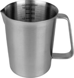 Krumble Maatbeker Met Schenktuit - Maatbekers - Meetbeker Voor Koken En Bakken - Maatkan - Kookgerei - Mengbeker - Blender Beker - RVS - 500 Ml - 9 X 9,5 X 11 Cm (lxbxh) - Zilver -Drinkwater Apparaat Winkel 1138x1200 2