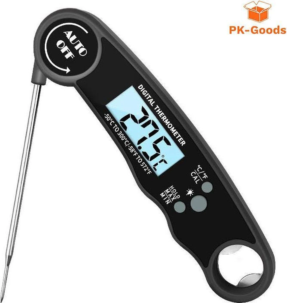 Merkloos PK Goods BBQ Thermometer- BBQ Accesoires -Draadloze Thermometer- Kernthermometer - Waterdicht- Vleesthermometer 1 Merkloos PK Goods BBQ Thermometer- BBQ Accesoires -Draadloze Thermometer- Kernthermometer - Waterdicht- Vleesthermometer