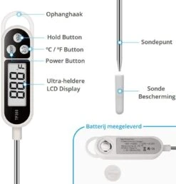 Merkloos Digitale Thermometer Voor Keuken – Keukenthermometer – Tot 300 Graden -Drinkwater Apparaat Winkel 1147x1200