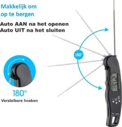 Premium Digitale Keuken Thermometer Met Flashlight- Vleesthermometer - Kookthermometer - Bbq Thermometer - Suikerthermometer Met Hold Functie -Drinkwater Apparaat Winkel 1148x1200 1