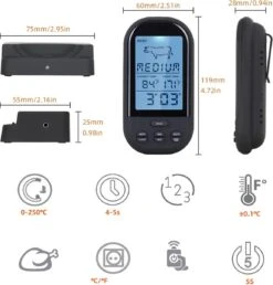 Vleesthermometer - Oventhermometer Ovenbestendig - Bbq Thermometer Koken - Kernthermometer - Thermapen - Meater Plus 8 Vleesthermometer - Oventhermometer Ovenbestendig - Bbq Thermometer Koken - Kernthermometer - Thermapen - Meater Plus -Drinkwater Apparaat Winkel 1151x1200