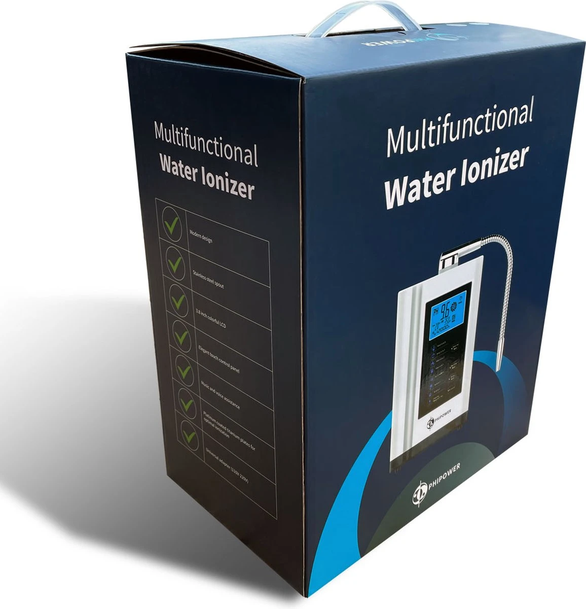 Basisch Water Generator | Water Ionisator En Zuivering | Actief Koolstoffilter | Phipower 7 Basisch Water Generator | Water Ionisator En Zuivering | Actief Koolstoffilter | Phipower - Afbeelding 7