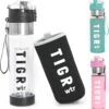 TIGR The Infuser - Drinkfles - Waterfles Met Fruit Filter - 100% BPA Vrij - 700ml - Zwart