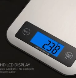 Digitale Precisie Keukenweegschaal - Weegvermogen Tot 10 KG - Incl. Batterijen - Grijs - RVS - Roestvrij Staal -Drinkwater Apparaat Winkel 1166x1200 1