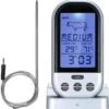 Wireless Vlees Thermometer Digitaal BBQ Thermometer Draadloos - Kernthermometer - Oventhermometer - Barbecue Thermometer - Ingestelde Temperaturen Vlees - Rund, Kip, Vis, Vleesthermometers - Suikerthermometer – Kookthermometer - Keukenthermometer