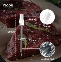 BBQ PRO - Vleesthermometer Draadloos - 2-in-1 Oventhermometer - BBQ Thermometer - App & Bluetooth - Thermometer Koken - Meater - RVS & Fast Charger - 30 Meter - Valentijn - Vaderdag - Moederdag - Grillmeister 11 BBQ PRO - Vleesthermometer Draadloos - 2-in-1 Oventhermometer - BBQ Thermometer - App & Bluetooth - Thermometer Koken - Meater - RVS & Fast Charger - 30 Meter - Valentijn - Vaderdag - Moederdag - Grillmeister -Drinkwater Apparaat Winkel 1177x1200 1