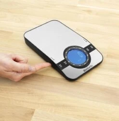 Brabantia Profile Keukenweegschaal - Rechthoekig - Met Kookwekker - RVS -Drinkwater Apparaat Winkel 1186x1200