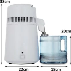 Vevor Destilleerapparaat- Destilleerketel - Water Destilleerder - 4L - Maak Zelf Gedestilleerd Water - Puur Water -Drinkwater Apparaat Winkel 1189x1200