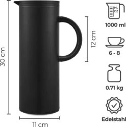 Silberthal - Thermoskan - 1 L - Dubbelwandig - Isoleerkan - Thermofles Koud En Warm - Cadeau 12 Silberthal - Thermoskan - 1 L - Dubbelwandig - Isoleerkan - Thermofles Koud En Warm - Cadeau -Drinkwater Apparaat Winkel 1195x1200 2