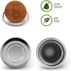 Bambaw Waterfles - 750 Ml - Roestvrij Staal - Stevig En Milieuvriendelijk 19 Bambaw Waterfles - 750 Ml - Roestvrij Staal - Stevig En Milieuvriendelijk -Drinkwater Apparaat Winkel 1196x1200 12