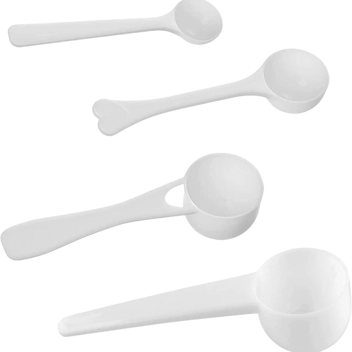 Cupplement | Maatlepels | 4-Delig | Gratis Verzending | Witte Maatschepjes Set 1 Cupplement | Maatlepels | 4-Delig | Gratis Verzending | Witte Maatschepjes Set