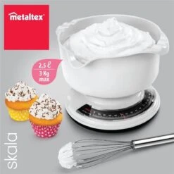 Tomado Metaltex - Skala Mechanische Keukenweegschaal - 3 Kg -Drinkwater Apparaat Winkel 1198x1200 11