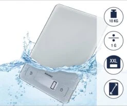 Soehnle Digitale Keukenweegschaal Page Aqua Proof - Zilver - Tot 10 Kg 35 Soehnle Digitale Keukenweegschaal Page Aqua Proof - Zilver - Tot 10 Kg -Drinkwater Apparaat Winkel 1200x1010