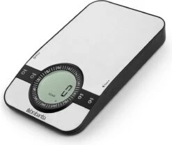 Brabantia Profile Keukenweegschaal - Rechthoekig - Met Kookwekker - RVS -Drinkwater Apparaat Winkel 1200x1011