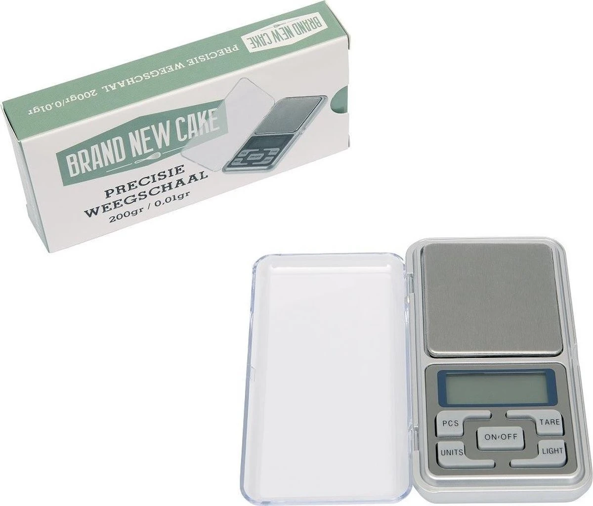 BrandNewCake® Precisie Weegschaal - Tot 200 Gram - Zilver 2 BrandNewCake® Precisie Weegschaal - Tot 200 Gram - Zilver - Afbeelding 2
