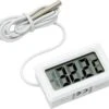 Digitale Thermometer WIT - Aquarium - Koelkast - Vriezer - Chiller - Vloeistof - LCD Temperatuurmeter Met Meetsonde
