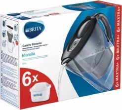BRITA - Waterfilterkan Marella Cool - Grafiet - 2,4L + 6 MAXTRA+ Waterfilterpatronen -Drinkwater Apparaat Winkel 1200x1082