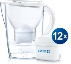 BRITA - Waterfilterkan Marella Cool - Wit - 2,4L + 12 MAXTRA+ Waterfilterpatronen -Drinkwater Apparaat Winkel 1200x1087