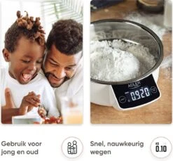 Adler Keukenweegschaal - Tot 5 Kg - Keukenweegschaal Digitaal - Met Kom -Drinkwater Apparaat Winkel 1200x1114 1