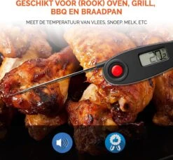 Mancor Vleesthermometer BBQ Thermometer Digitaal Keukenthermometer Accessoires Voedselthermometer - Inklapbaar 10 Mancor Vleesthermometer BBQ Thermometer Digitaal Keukenthermometer Accessoires Voedselthermometer - Inklapbaar -Drinkwater Apparaat Winkel 1200x1114 4