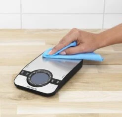 Brabantia Profile Keukenweegschaal - Rechthoekig - Met Kookwekker - RVS -Drinkwater Apparaat Winkel 1200x1147