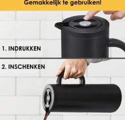 Silberthal - Thermoskan - 1 L - Dubbelwandig - Isoleerkan - Thermofles Koud En Warm - Cadeau 11 Silberthal - Thermoskan - 1 L - Dubbelwandig - Isoleerkan - Thermofles Koud En Warm - Cadeau -Drinkwater Apparaat Winkel 1200x1148