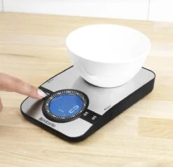 Brabantia Profile Keukenweegschaal - Rechthoekig - Met Kookwekker - RVS -Drinkwater Apparaat Winkel 1200x1158