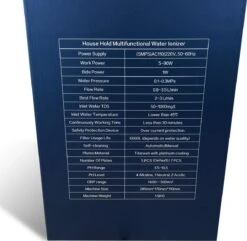 Basisch Water Generator | Water Ionisator En Zuivering | Actief Koolstoffilter | Phipower 30 Basisch Water Generator | Water Ionisator En Zuivering | Actief Koolstoffilter | Phipower -Drinkwater Apparaat Winkel 1200x1172