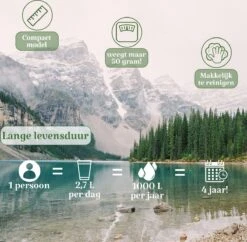 Waterfilter Survival Steddy Pro - Zuiver Gratis Drinkwater - Waterfles Waterzuivering - Waterfilter Kraan - Outdoor - FILTER 4000 LITER! -Drinkwater Apparaat Winkel 1200x1175 1