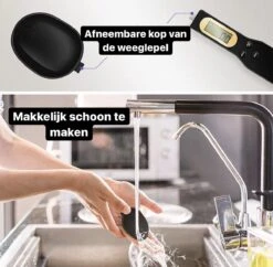 Digitale Weegschaal Lepel Zwart - Premium - Dierenvoeding Weegschaal - Supplementen Weegschaal - Weeglepel - Maatlepel - Lepelweegschaal - Lepelweger - Keukenweegschaal - INCLUSIEF BATTERIJ!! -Drinkwater Apparaat Winkel 1200x1175 5