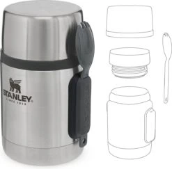Stanley The Stainless Steel All-in-One Food Jar 0,53L - Thermosfles - Stainless Steel -Drinkwater Apparaat Winkel 1200x1180