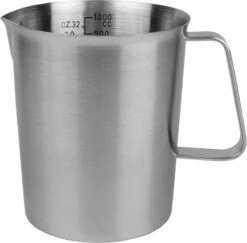 Krumble Maatbeker Met Schenktuit - Maatbekers - Meetbeker Voor Koken En Bakken - Maatkan - Kookgerei - Mengbeker - Blender Beker - RVS - 1 Liter - 12 X 15 X 13 Cm (Ixbxh) - Zilver -Drinkwater Apparaat Winkel 1200x1180 5