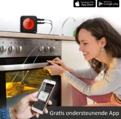 Claire BF-5 BBQ Thermometer - Vleesthermometer - Oventhermometer - Draadloos Met App - Incl. Batterijen En 6 Meetsondes -Drinkwater Apparaat Winkel 1200x1181 2