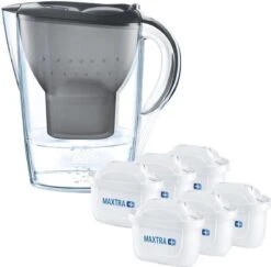 BRITA - Waterfilterkan Marella Cool - Grafiet - 2,4L + 6 MAXTRA+ Waterfilterpatronen -Drinkwater Apparaat Winkel 1200x1181