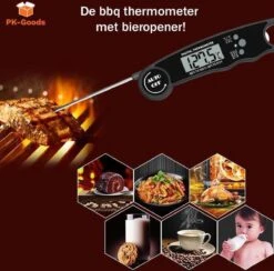 Merkloos PK Goods BBQ Thermometer- BBQ Accesoires -Draadloze Thermometer- Kernthermometer - Waterdicht- Vleesthermometer 17 Merkloos PK Goods BBQ Thermometer- BBQ Accesoires -Draadloze Thermometer- Kernthermometer - Waterdicht- Vleesthermometer -Drinkwater Apparaat Winkel 1200x1185 4