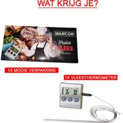 Mancor Digitale Vleesthermometer - Keukenthermometer -Drinkwater Apparaat Winkel 1200x1195 4