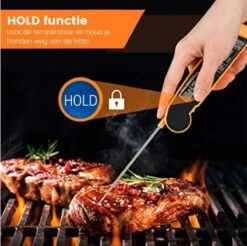Digitale Vleesthermometer Waterdicht - BBQ Thermometer - Kernthermometer - Suikerthermometer – Kookthermometer Voor Vloeistof -Drinkwater Apparaat Winkel 1200x1197 10