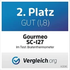 GOURMEO® 2-in-1 Vleesthermometer (vlees En Oventemperatuur) Van Roestvrij Staal Met Gaarpuntweergave, Braadthermometer, Grillthermometer, Oventhermometer -Drinkwater Apparaat Winkel 1200x1197 14