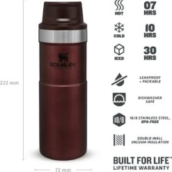 Stanley Trigger-Action Travel Mug 0.47L - Thermosfles - Wine -Drinkwater Apparaat Winkel 1200x1197 4